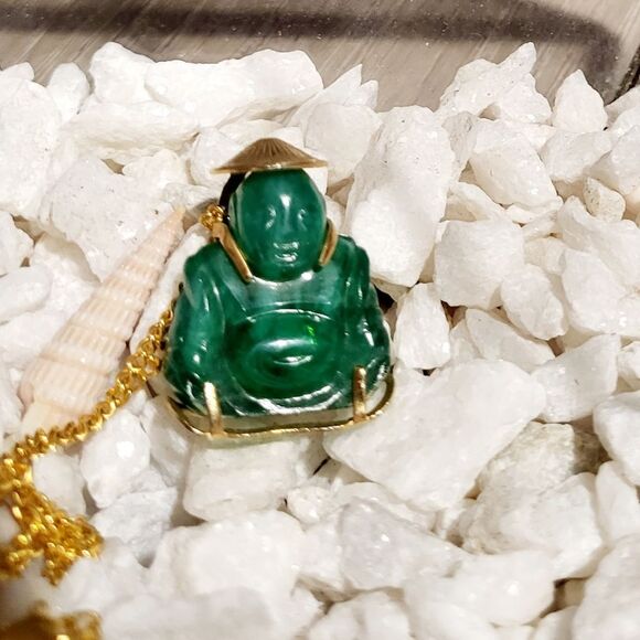 Vintage Jewelry - Buddha Necklace